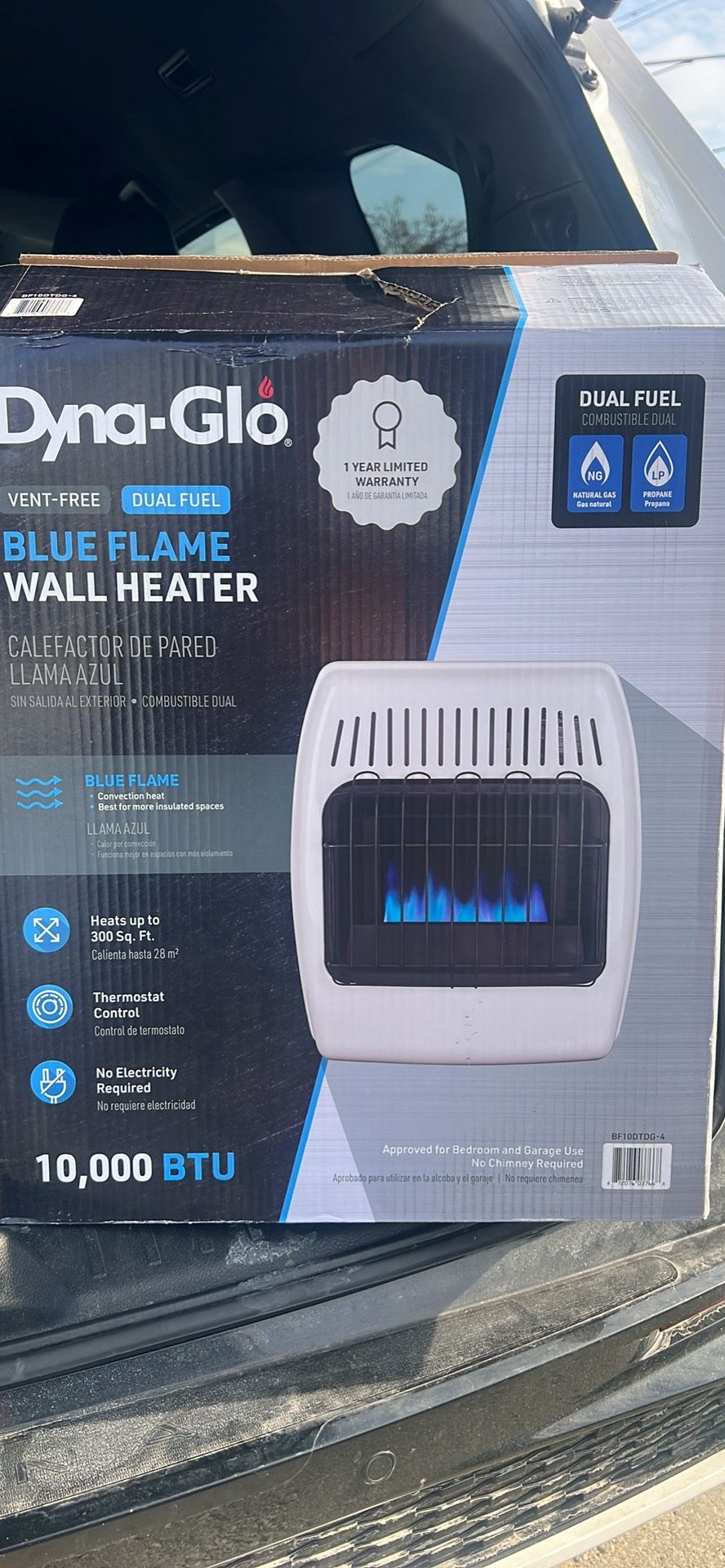 Dyna-Glo wall heater
