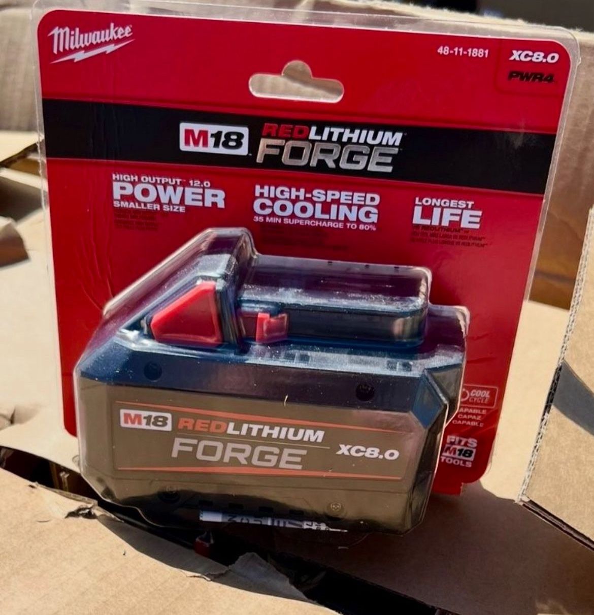 Milwaukee Lithium 8.0 Battery