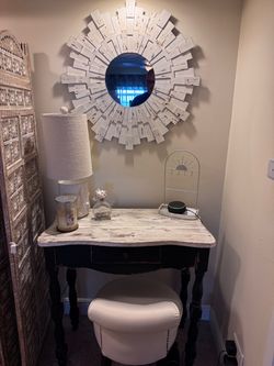 Small desk with chair