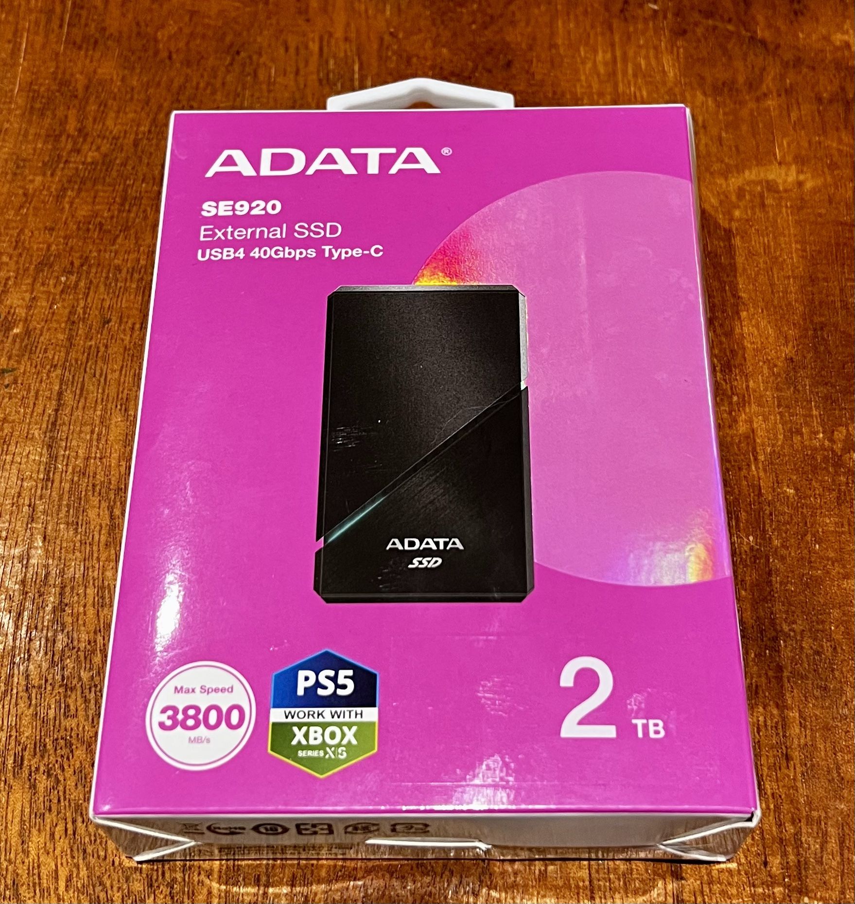 Brand New ADATA SE920 2TB External SSD - USB 4