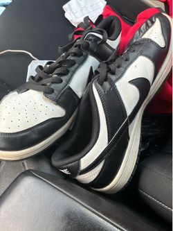 Used black and white panda dunks size 11