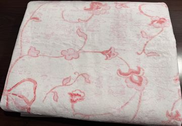 REBBORUG 8x10 Pink and white/Floral Area Rug – Romantic & Safe