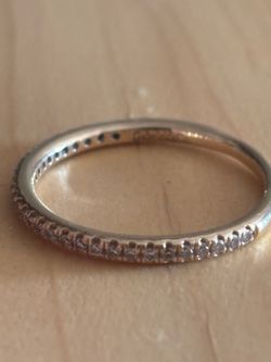 Authentic Gabriel & Co. 14K Yellow Gold Diamond Ring