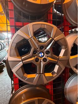 4 OEM rims for new BMW 5x112 silver machine size 18 $900
