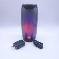 JBL Pulse 4 - Waterproof Portable Bluetooth Speaker with Light Show - Black 