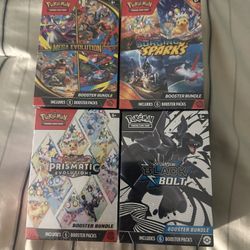 New Pokemon 4 Box Lot 