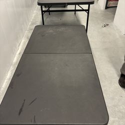folding tables 6 ft. and 4 ft. — great condition!