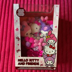 Hello kitty And Friends  12 inch Plush Special Valentine’s Bouquet