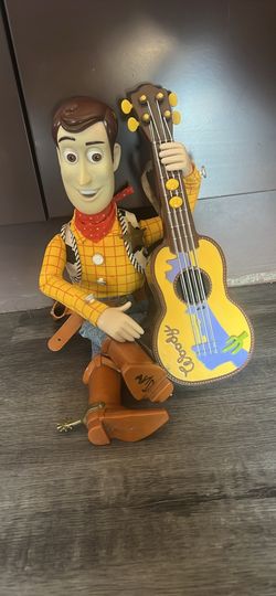 Toy Story 2 Strummin' Singin' Woody Doll From 1999 Mattel  Preowned
