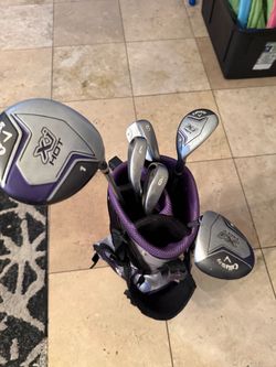 Junior Used Callaway Right Handed XJ Clubs (Full Set) Junior 7 Pieces