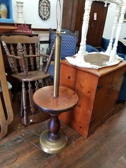 Side Table, Lamp, Works, Restore Me
