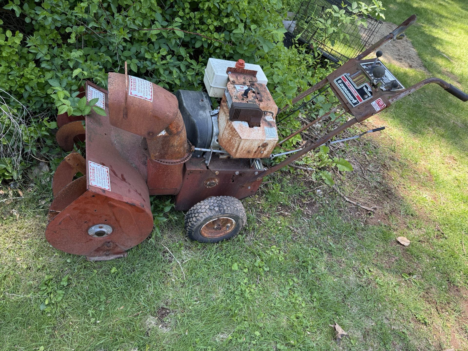 Free Snowblower For Scrappers Or Can Be Fixed