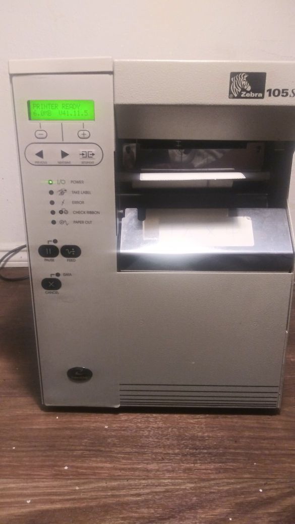 Zebra 105sl Industrial Thermal Barcode Printer