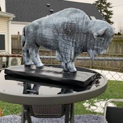 The Silver Buffalo Statue