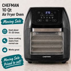 CHEFMAN 10 Qt Air Fryer Oven – Moving Sale