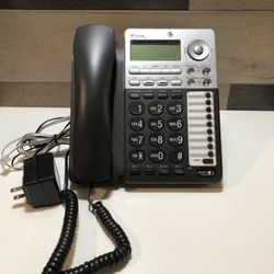 AT&T ML17939 2-Line Corded Phone W/Answering System Caller ID Call Waiting