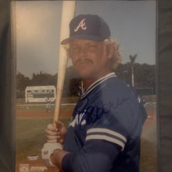 Bob Horner Signed 8×10 Photo – Atlanta Braves – COA