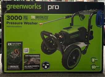 GREENWORKS PRO 3000PSI PRESSURE WASHER