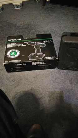 Hitachi 1/2 in. Cordless 18V drill.