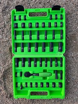 51 Piece 1/4 Master Impact Socket Set Brand New