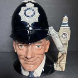 Royal Doulton Character Jug "The London Bobby" #D6744 Collectable