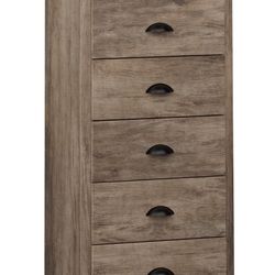Rustic 6-Drawer Tall Dresser – Farmhouse Style (Multiple Available)