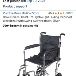 Brand New Wheelchair Still In Box