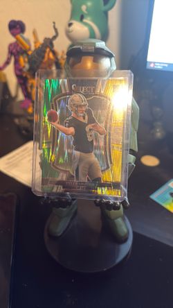 2025 Panini Select Tyler Shough Green And Yellow Shock