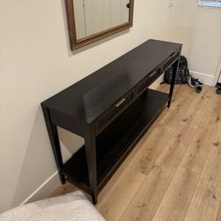 Black entry table