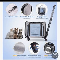 Brand New Pet Carrier On Wheels 
