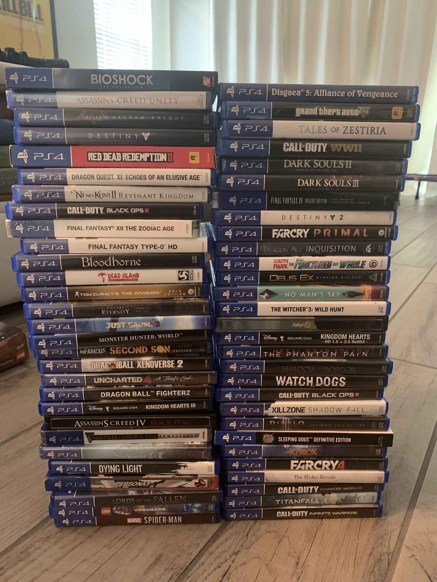 Tons of Ps4 games message what you want