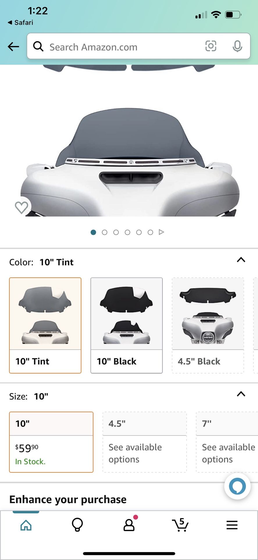 Amazicha Smoke Wave Windshield