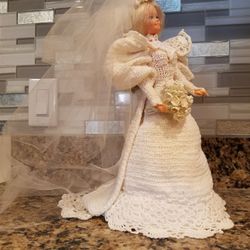 Barbie Bride W/ Crocheted Wedding Dress