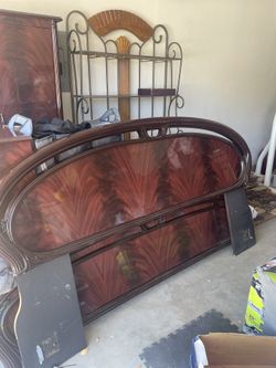 Wooden King Bed Frame 300