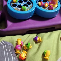 Haktoys Fishing Game Toy Set with Rotating Board |with Music On/Off