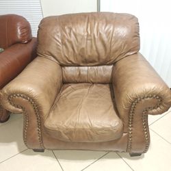 Sillón Comodo De Piel Confortable