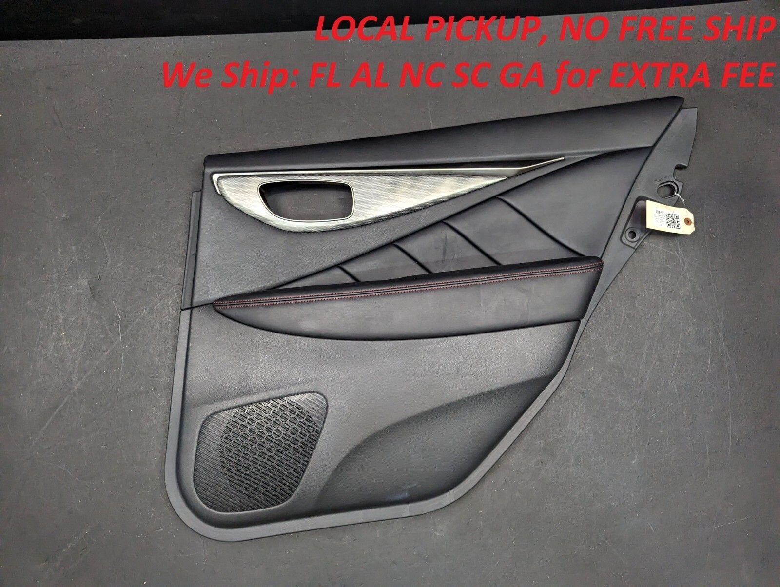 Rear Right Door Trim Panel 2019 Infiniti Q50 82900-6HA0D 2018 2020 2021 2022 (I9967)