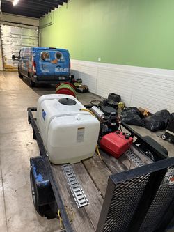 Honda sewer jetter 8gpm with trailer runs perfect