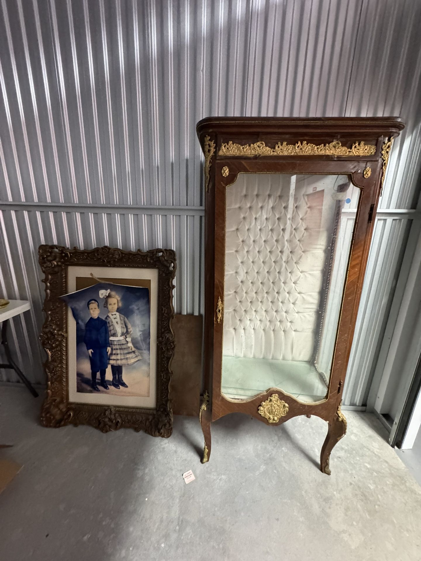 Antique French Ormolu Vitrine Display Cabinet