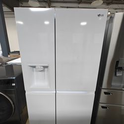LG 36 inch side by side refrigerator 