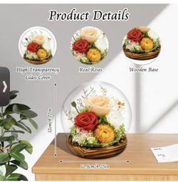 Large Stylish Bamboo Fruit Bowl - Gray, 12" - Wooden Salad Bowl