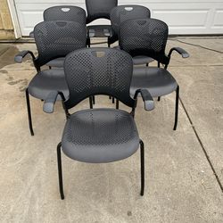 HERMAN MILLER CAPER Stacking Side / Conference / Office Chairs