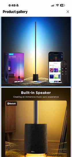 Govee floor Lamp pro obo