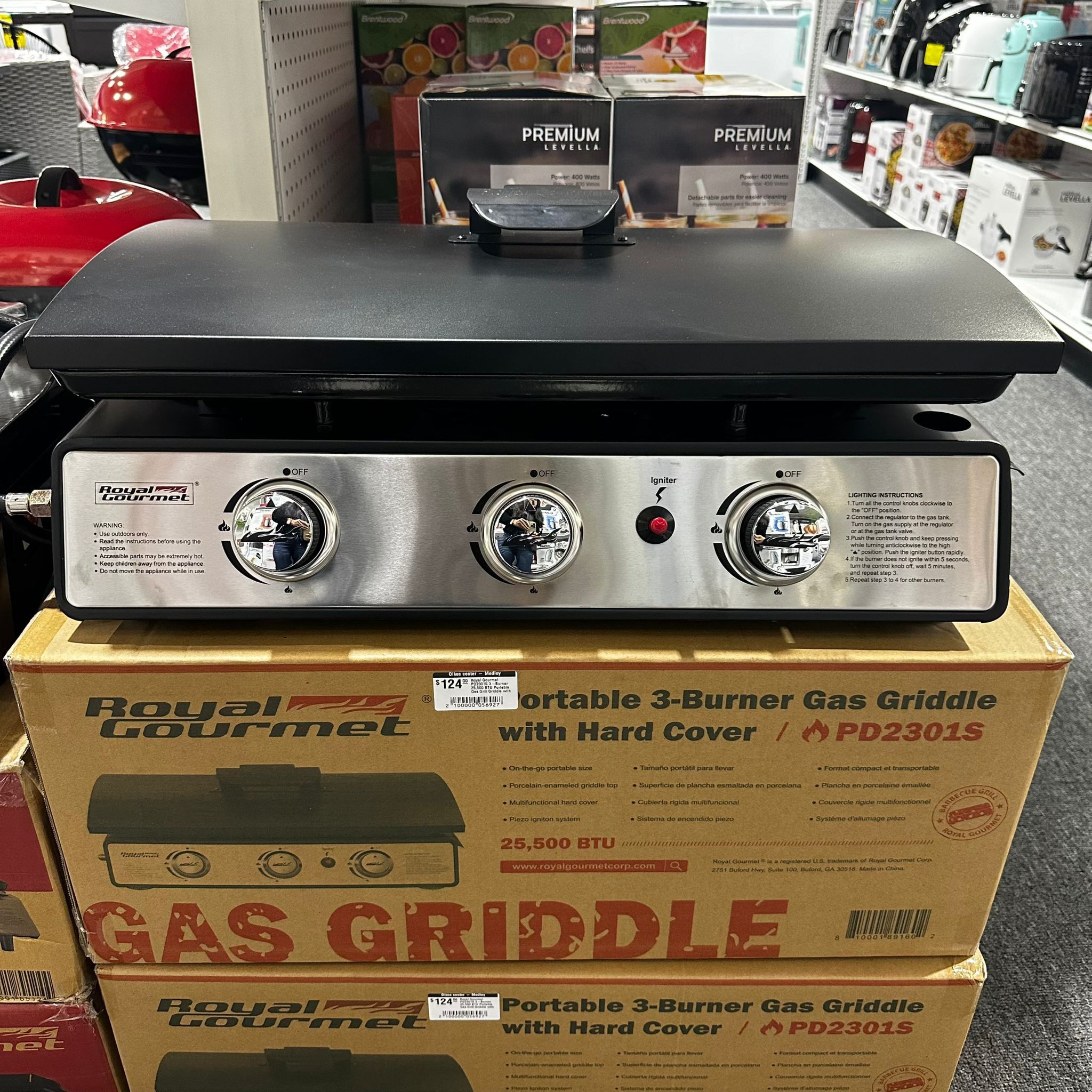 Portable Gas Grill Griddle