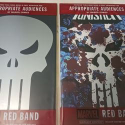 Punisher: Red Band #1 Frank Miller Cover and #1 Foil Logo Variant Marvel comics