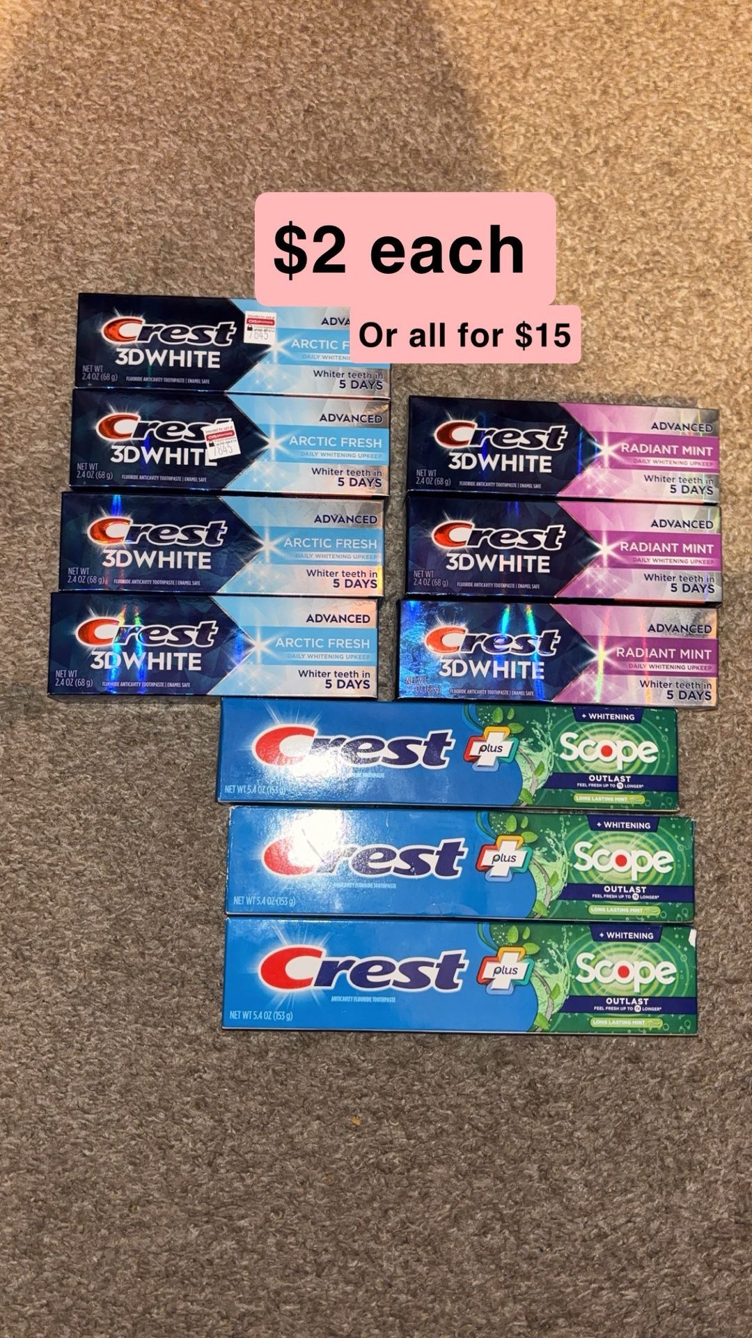 Crest Toothpaste 