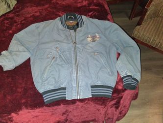 Harley Davidson Denimn Bomber Jacket