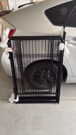 6 Door big dog crate with open top