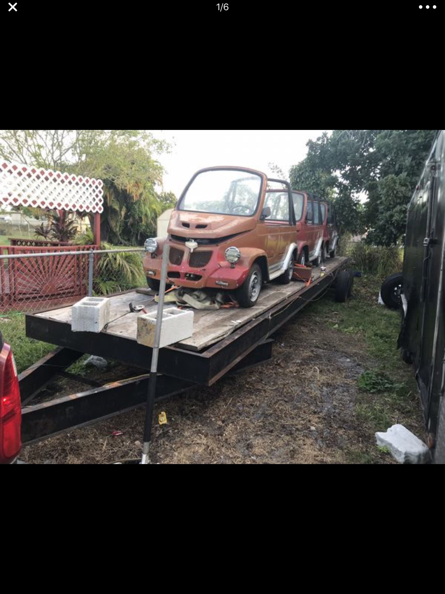 5-6” wide x 30 ft Long flat deck trailer $3500.00 obo ***> Narrow Trailer does not fit standard car ***