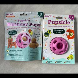 WOOF Pupsicle Treat Dispensing Dog Toy & Treat-$FIRM